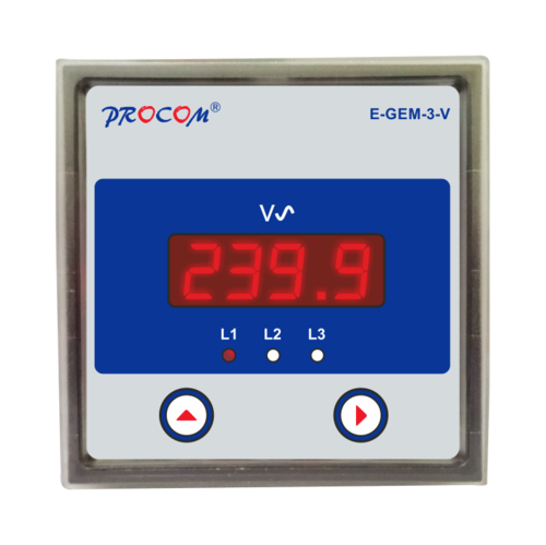 Multifunction Digital Panel Meter - True RMS Measurement 4 Digit Display Portable Design | High Sensitivity Longer Service Life Programmable CT Ratio