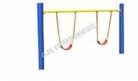 Outdoor Swing - Durable Weather-resistant Fabric, Spacious For Two Adults, Uv-resistant Design, Ideal For Patios And Backyards