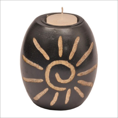Wooden Candle Holder