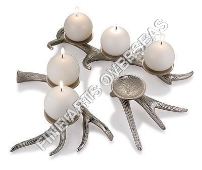 Aluminum Antler Candle Holder