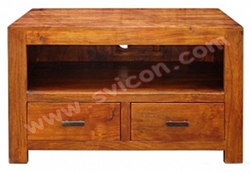 Wooden Tv /DVD Unit 2 Drawer