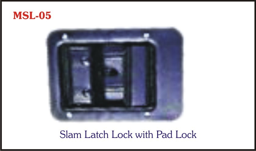 Slam Latch Lock with Pad Lock & Clamp