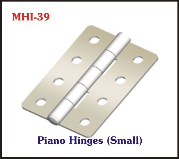 Piano Hinges - Metal, 2x3 Inches, Nickel Finish | Smooth Operation, Corrosion Resistant, Easy Installation