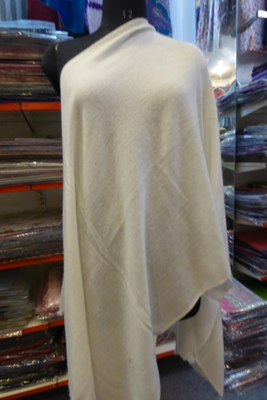 100% Pashmina yarn Dye Natural Color - 2 Ply