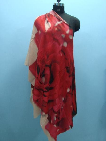 100% Pashmina Digital print