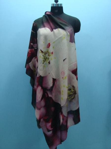 100% Pashmina Digital print