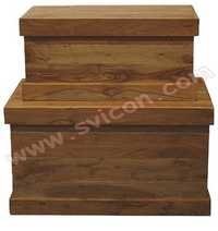WOODEN BOX S/2