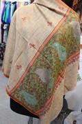 100% Pashmina Hand Woven hand Embroided 