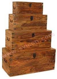 WOODEN BOX S/4