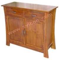 WOODEN SIDEBOARD 2 DOOR 2 DRAWER