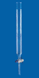 Chromatography Columns with Integral Sintered Disc and PTFE Stopcock