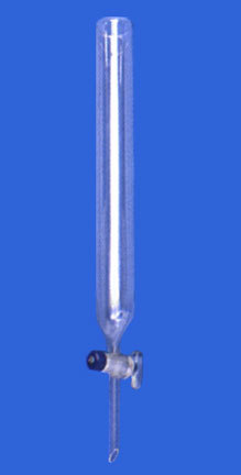 Chromatography Column Plain with PTFE Key Stopcock