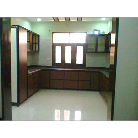Aluminium Fitted Modular Kitchen