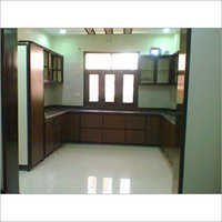Aluminium Fitted Modular Kitchen