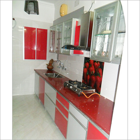 Aluminium Designer Modular Kitchen