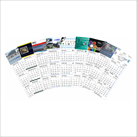 Promotional Wall Calendars Cover Material: Paper