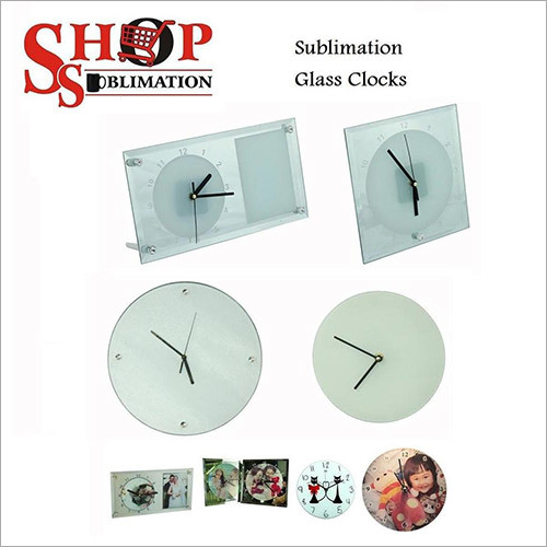 Sublimation Glass Clocks