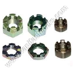 Castle Nuts - Mild Steel, M14 to M52, Zinc Plated | Industrial Grade, Aerospace and Defence Use