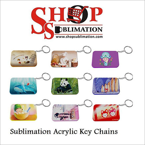 Sublimation Acrylic Key Chains