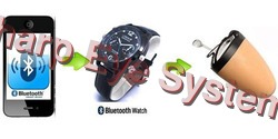 bluetooth watch for wireless spy earpiece
