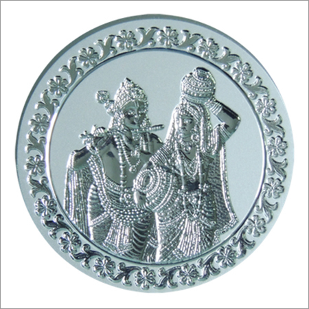 Radha Krishna Silver Coins