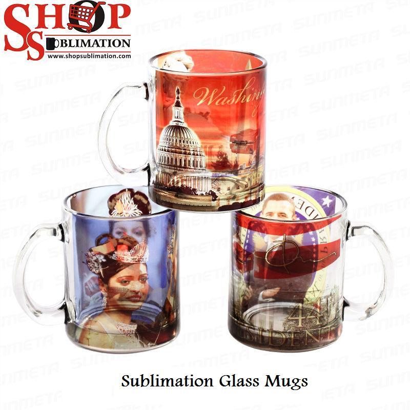 Sublimation Clear Glass Mugs By Gauri Merchandisers