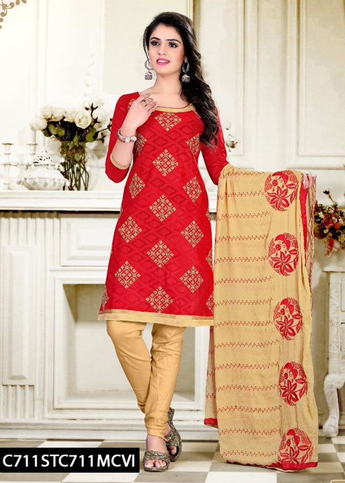 Cotton Straight Suit