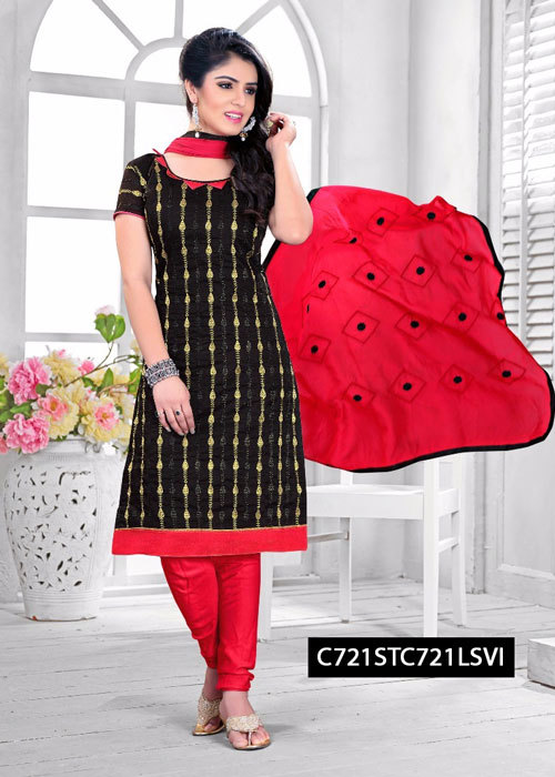 Simple Chanderi Suit