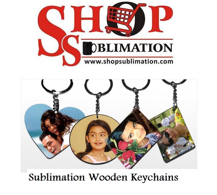 Sublimation Wooden Key Chains
