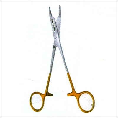 Olsen Hegar Needle Holder With Scissors