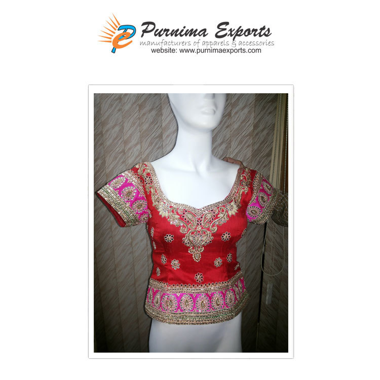 Hand Embroidered Asian Bridal Blouses