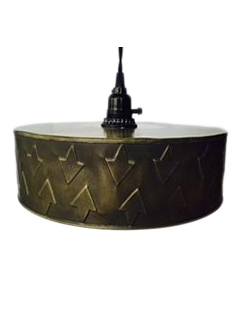 Decorative Embossed Pendant Lamp Light Source: Energy Saving