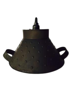 Embossed Pendant Black Lamps Light Source: Energy Saving
