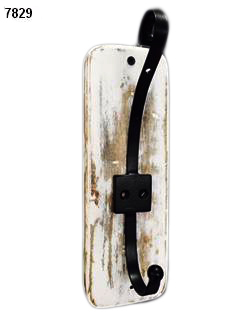 Antique Wall Hook - Wood Base 10x3 & Hook 2x9 | Attractive Shape, Rust Proof, Multi-Functional Design
