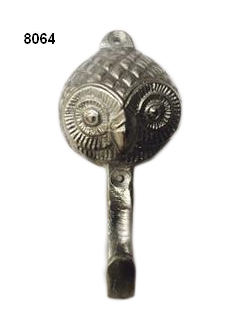 Aluminum Owl Wall Hook - 3x1x5 inches | Customised Color, Multifunctional Style