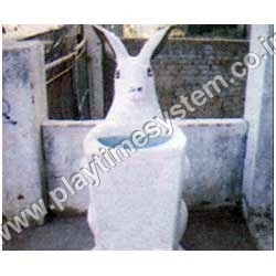 Rabbit Dustbin - FRP Outdoor Playground Design | Durable Eco-Friendly Waste Management Solution