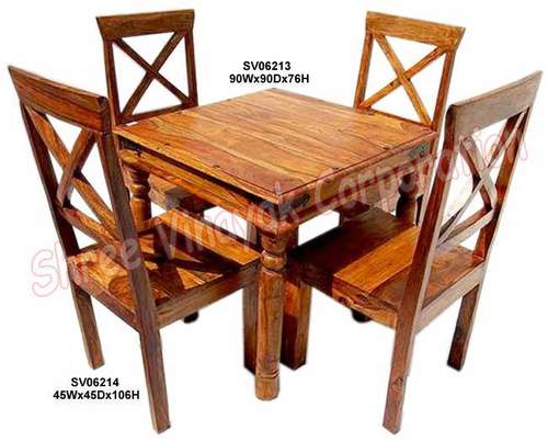 WOODEN DINING TABLE SET