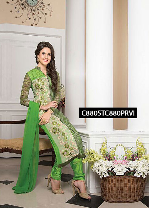 Georgette Straight Suit