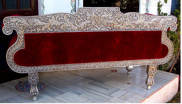 Metal Sofa Set - Metal, 72x30x36 Inches, Red | Elegant Design, Comfortable Velvet Seating, Intricate Detailing