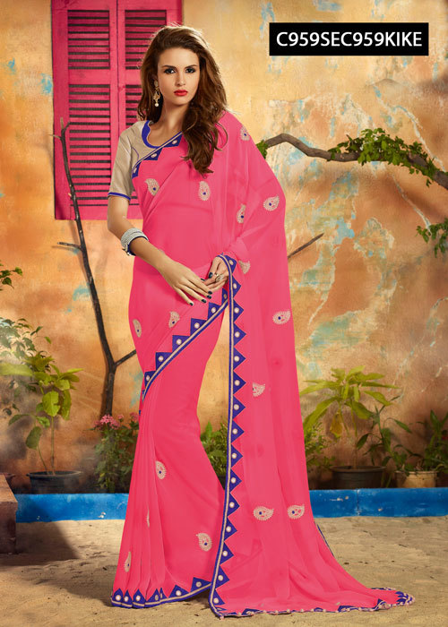 Lovely Embroidered Saree