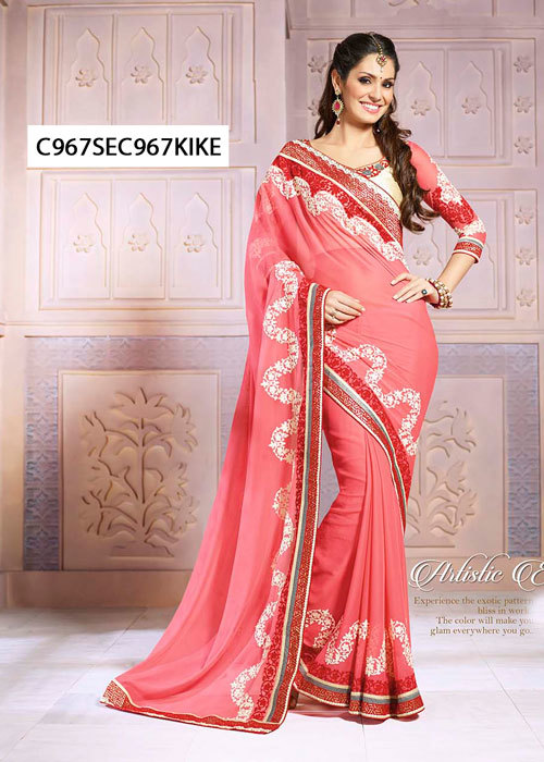 Stylish Chiffon Saree