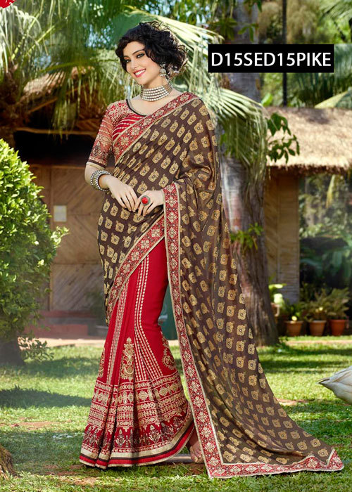 Party Wear Jacquard Saree