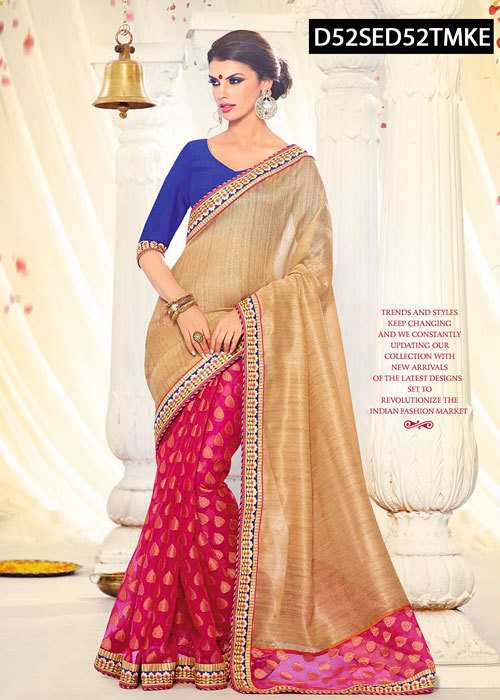 Cotton Embroidered Saree