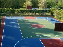 Synthetic Basketball Court Flooring - Design Type: Standard