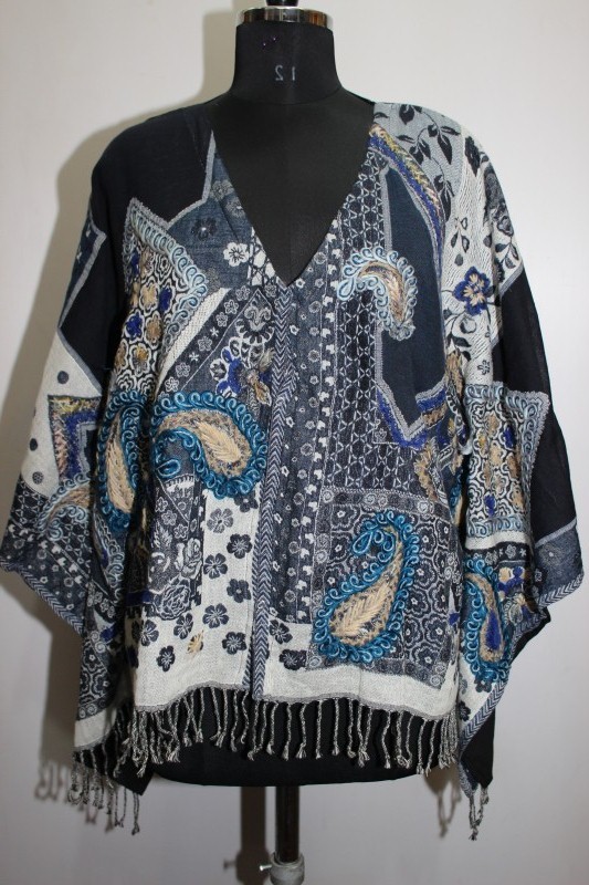 Boiled Wool WIth Fur Kaftan