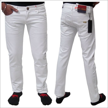 Mens White Jeans