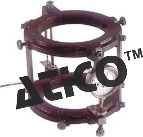 Longitudinal Compressometer - 15cm Diameter x 30cm High 0.002mm Accuracy Dial Gauge | Strain Measurement Deformation Analysis Cylinder Testing