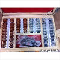 Metal Trial Lens Set Wooden Case