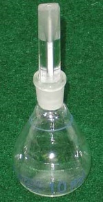 Specific Gravity Bottle - Glass, 5-100 ml, KA+GL1222-1227 | Accurate Measurement, Conical Shape, Ground Glass Stopper
