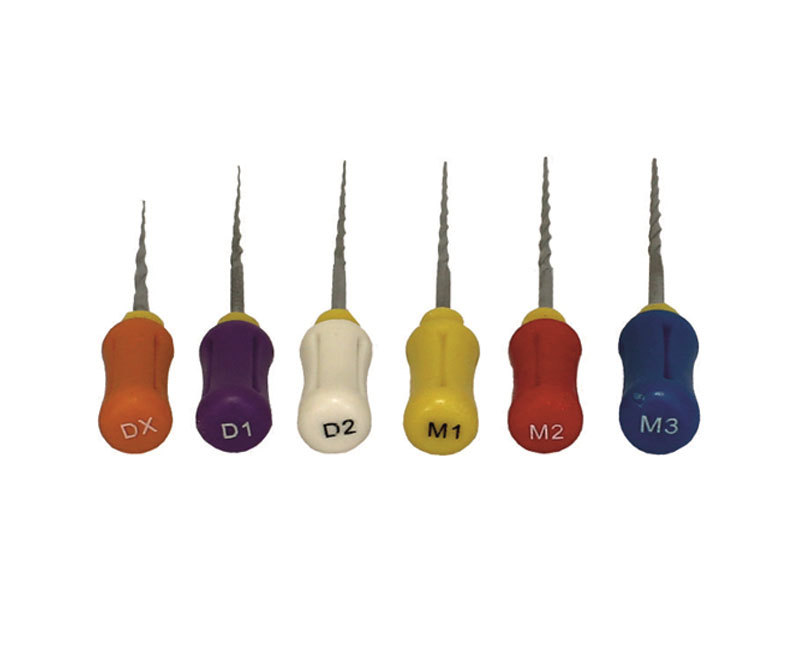 Large Hand Files - Silicone Handle, Metal, Conical Shape | Ergonomic Grip, Non-Cutting Tip, Precise Control, Reduced Fatigue